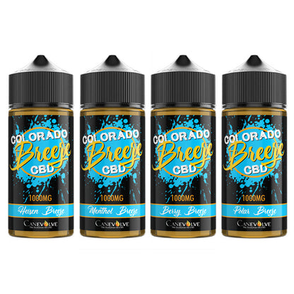 Colorado Breeze 1000mg CBD Vaping Liquid 100ml (50PG/50VG) - Flavour: Heisen Breeze