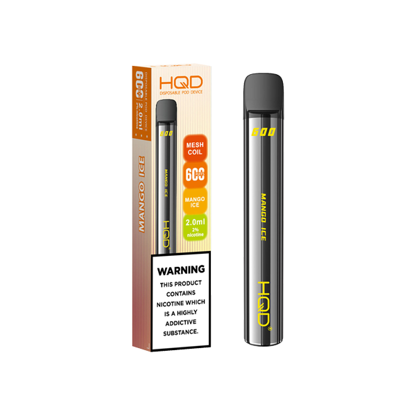 20mg HQD 600 Disposable Vape Device 600 Puffs - Flavour: Strawberry Watermelon