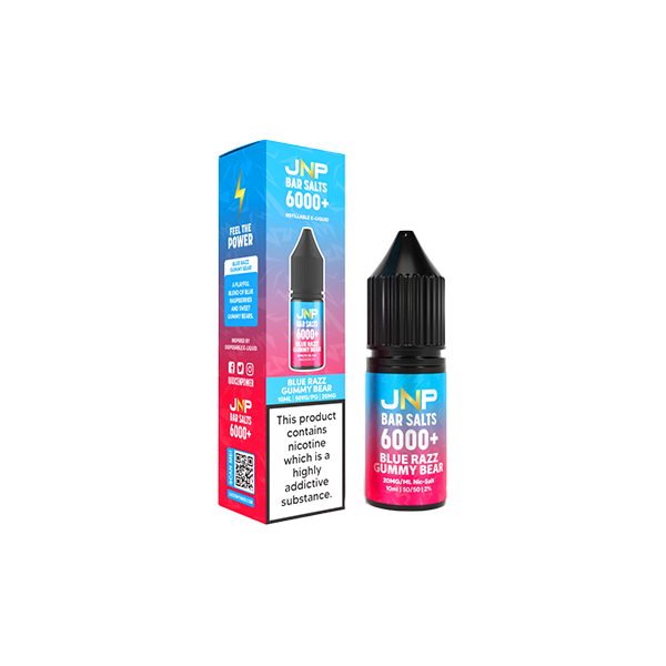 10mg JNP 6000+ Bar Salts 10ml (50VG/50PG) - Flavour: Watermelon Breeze