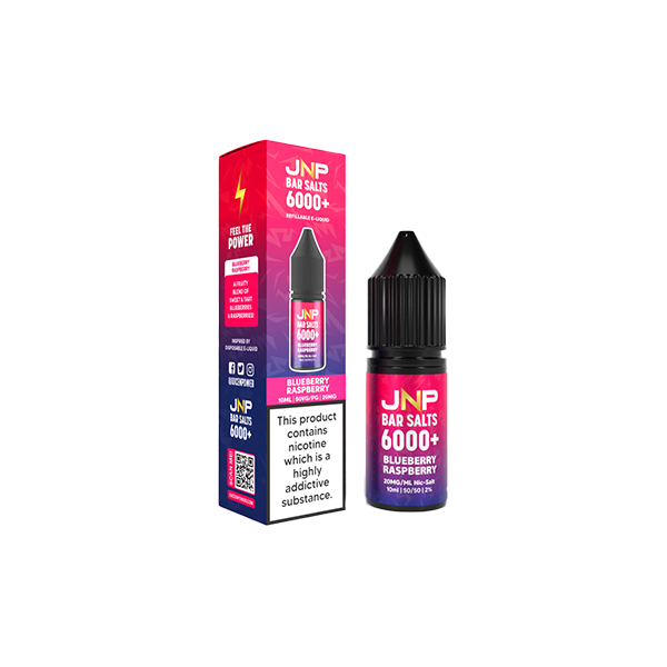 10mg JNP 6000+ Bar Salts 10ml (50VG/50PG) - Flavour: Watermelon Breeze