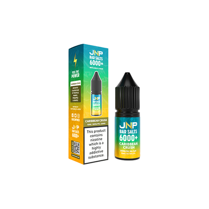 10mg JNP 6000+ Bar Salts 10ml (50VG/50PG) - Flavour: Mixed Berries