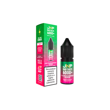 10mg JNP 6000+ Bar Salts 10ml (50VG/50PG) - Flavour: Blue Cherry Pineapple