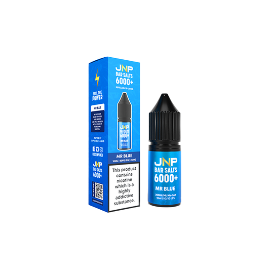 10mg JNP 6000+ Bar Salts 10ml (50VG/50PG) - Flavour: Strawberry Banana