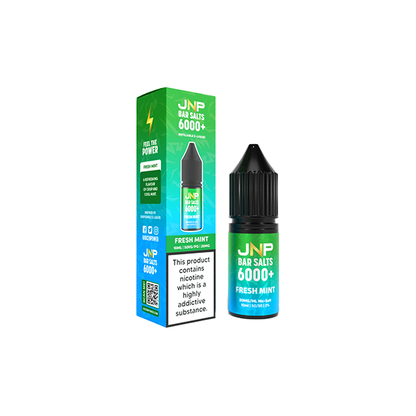 20mg JNP 6000+ Bar Salts 10ml (50VG/50PG) - Flavour: Bru Ice
