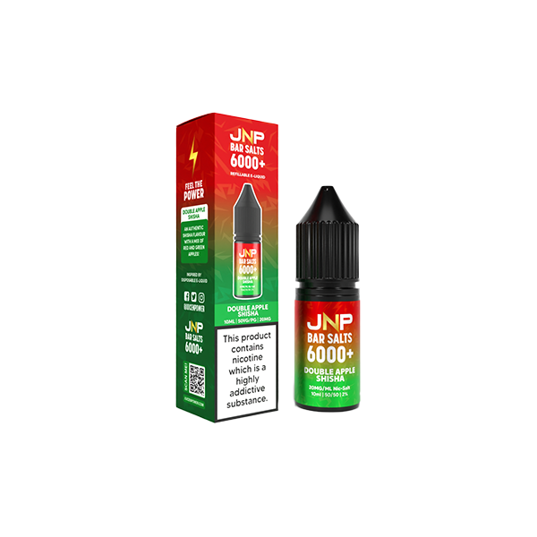 20mg JNP 6000+ Bar Salts 10ml (50VG/50PG) - Flavour: Kiwi Passionfruit Guava