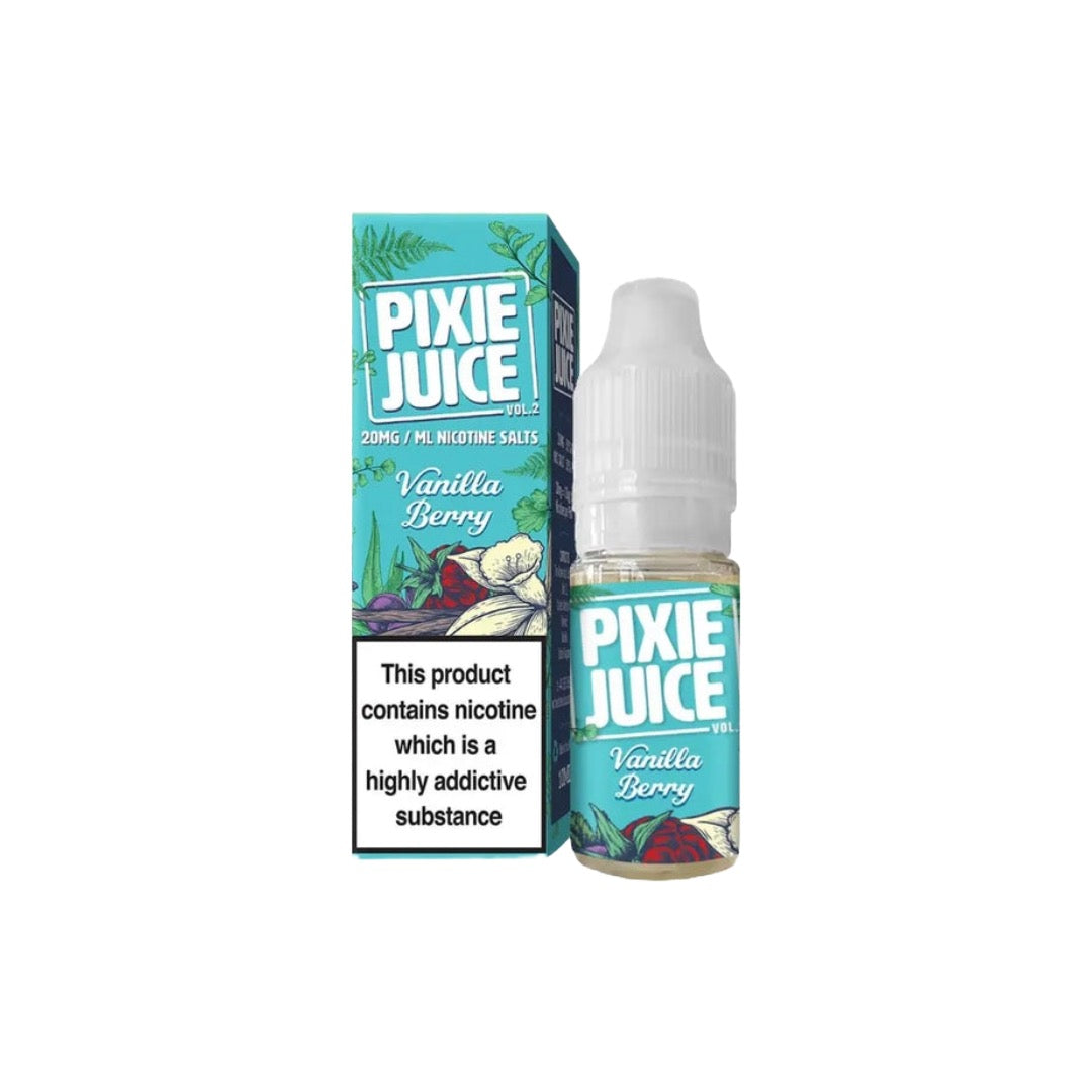 20mg Pixie Juice Volume 2 10ml Nic Salts (50VG/50PG) - Flavour: Lemon & Peach