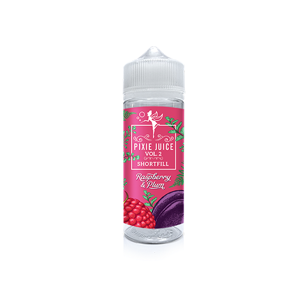 0mg Pixie Juice Volume 2 100ml Shortfill (70VG/30PG) - Flavour: Wild Strawberries & Blueberries