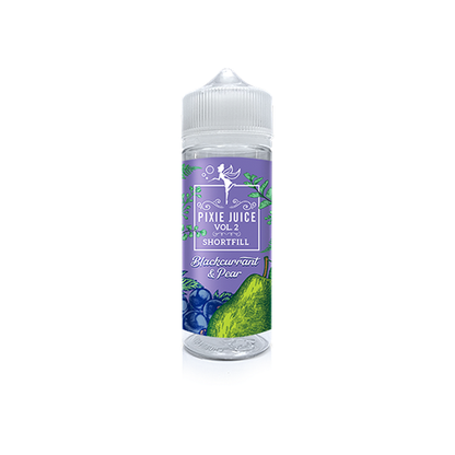0mg Pixie Juice Volume 2 100ml Shortfill (70VG/30PG) - Flavour: Wild Strawberries & Blueberries