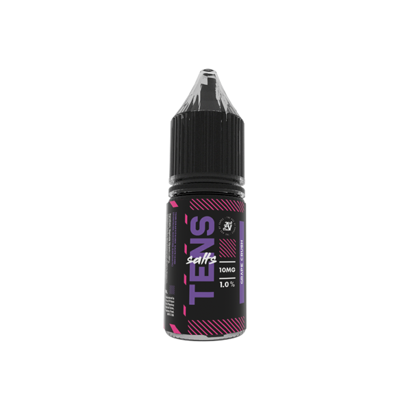 10mg Tens Salts 10ml Nic Salts (50VG/50PG) - (Full Box) Pack Of 10 - Flavour: Watermelon Chill