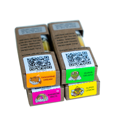 Cannacarts Premium CBD Vape Refill Cartridge - Flavour: Rainbow Belts