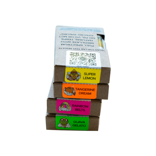 Cannacarts Premium CBD Vape Full Setup - Flavour: Tangerine Dream