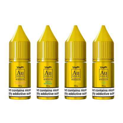 20mg AU Gold By Kingston Nic Salt 10ml (60VG/40PG) - Flavour: Bubblegum