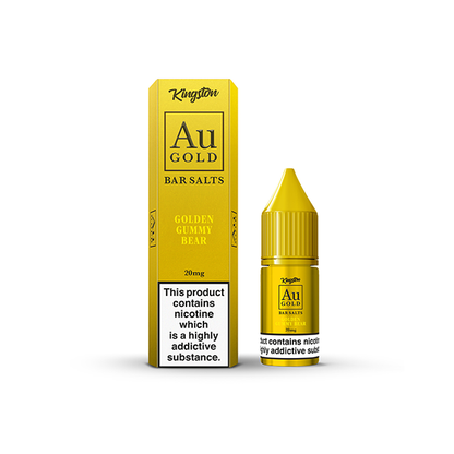 20mg AU Gold By Kingston Nic Salt 10ml (60VG/40PG) - Flavour: Blue Raspberry