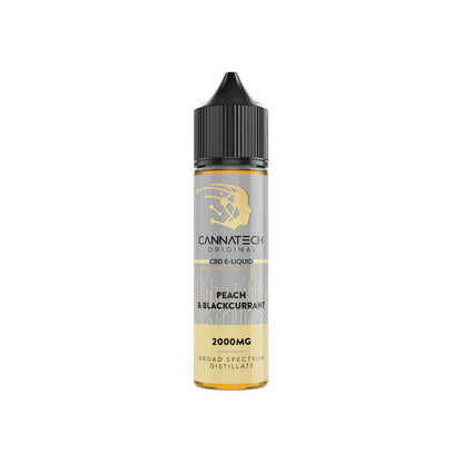 Cannatech 2000mg Broad Spectrum CBD E-liquid 50ml - Flavour: Blueberry & Cherry