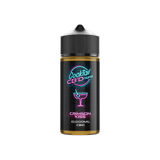 Cocktail CB'Dreams 10000mg CBD E-liquid 120ml (70PG/30VG) - Flavour: Crimson Kiss