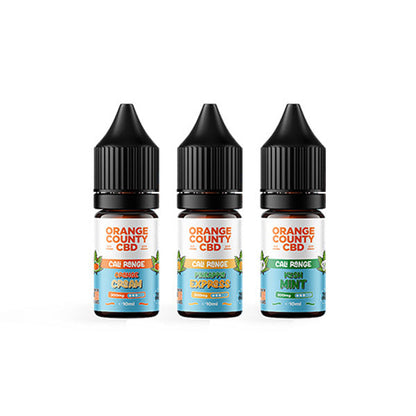 Orange County CBD Cali Range 300mg CBD 10ml E-liquid (60VG/40PG) - Flavour: Orange Cream