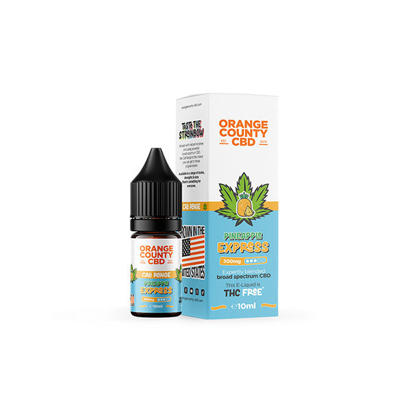 Orange County CBD Cali Range 300mg CBD 10ml E-liquid (60VG/40PG) - Flavour: Cherry OG Kush