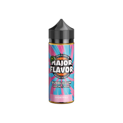 Major Flavor 100ml Shortfill 0mg (70VG/30PG) - Flavour: Strawb-Ice