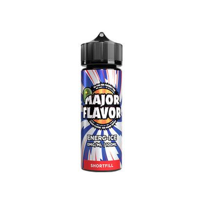 Major Flavor 100ml Shortfill 0mg (70VG/30PG) - Flavour: Strawb-Ice