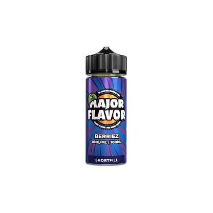 Major Flavor Reloaded 100ml Shortfill 0mg (70VG/30PG) - Flavour: Lime Cola
