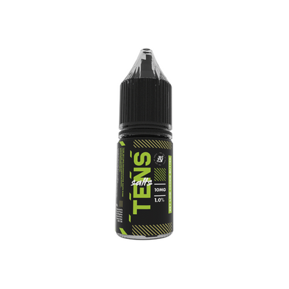 20mg Tens Salts 10ml Nic Salts (50VG/50PG) - (Full Box) Pack Of 10 - Flavour: Rhubarb Crumble