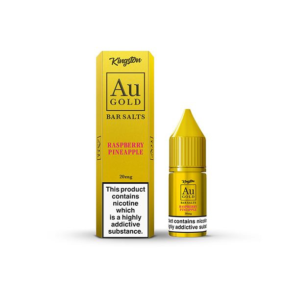 20mg AU Gold By Kingston Nic Salt 10ml (60VG/40PG) - Flavour: Tutti Frutti