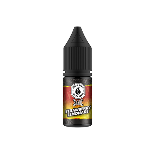 20mg Juice N Power JNP Salts 10ml (50VG/50PG) - Flavour: Passion Lemonade