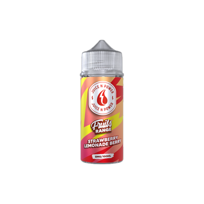 0mg Juice N Power Shortfills 100ml (70VG/30PG) - Flavour: Frozen Pineapple