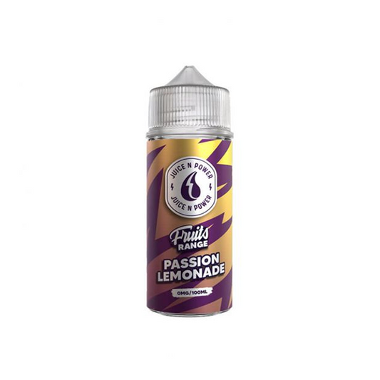 0mg Juice N Power Shortfills 100ml (70VG/30PG) - Flavour: Blueberry Sour Raspberry