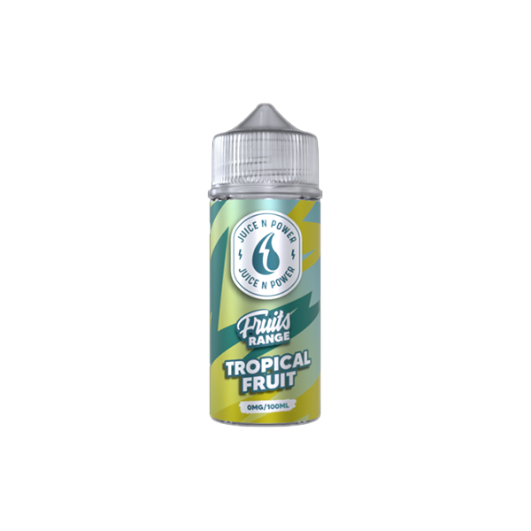 0mg Juice N Power Shortfills 100ml (70VG/30PG) - Flavour: Blueberry Sour Raspberry