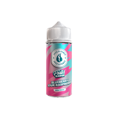 0mg Juice N Power Shortfills 100ml (70VG/30PG) - Flavour: Frozen Pineapple