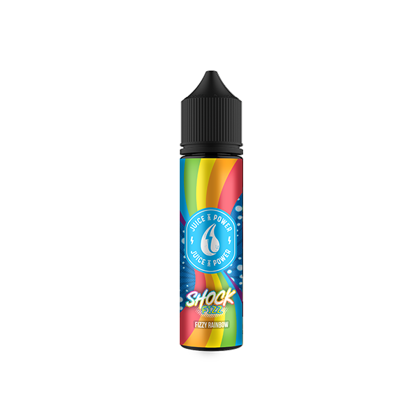0mg Juice N Power Shortfills 50ml (70VG/30PG) - Flavour: Rainbow Sweets