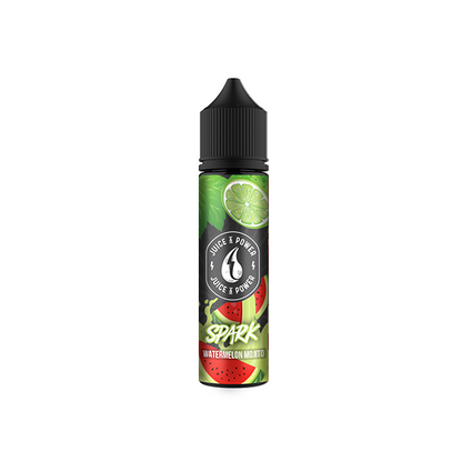 0mg Juice N Power Shortfills 50ml (70VG/30PG) - Flavour: Rainbow Sweets