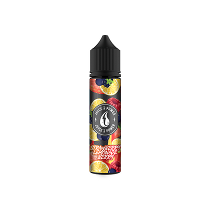 0mg Juice N Power Shortfills 50ml (70VG/30PG) - Flavour: Melon Berries