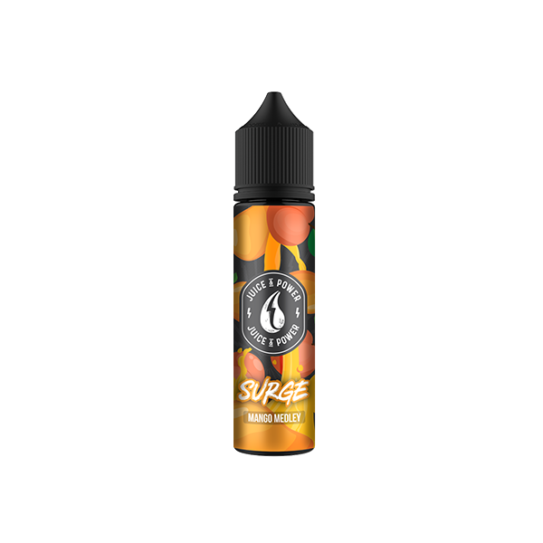 0mg Juice N Power Shortfills 50ml (70VG/30PG) - Flavour: Caramel Milkshake