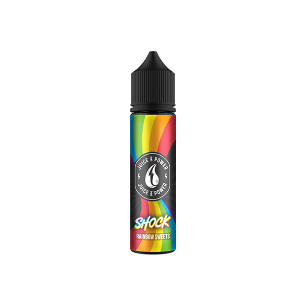 0mg Juice N Power Shortfills 50ml (70VG/30PG) - Flavour: Watermelon Candy Gummies