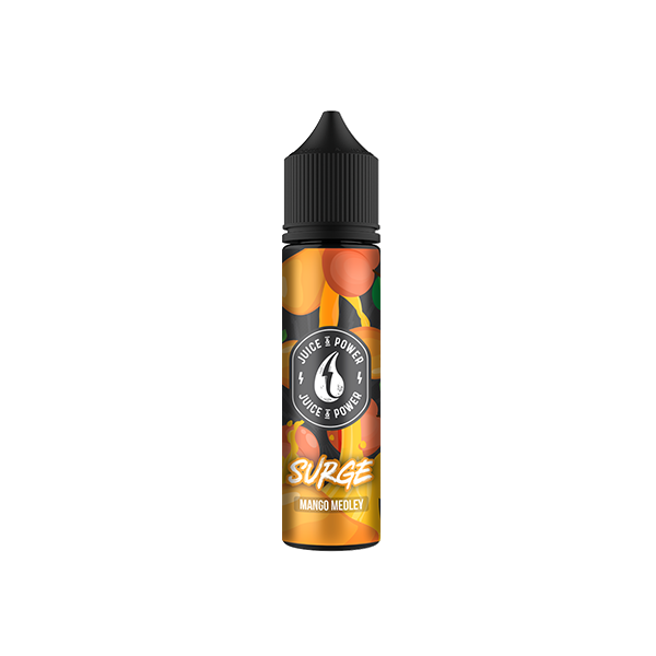 0mg Juice N Power Shortfills 50ml (70VG/30PG) - Flavour: Strawberry Lemonade berries