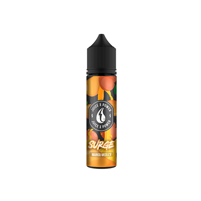 0mg Juice N Power Shortfills 50ml (70VG/30PG) - Flavour: Strawberry Lemonade berries