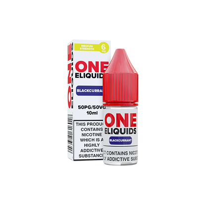 6mg One E-Liquids Flavoured Nic Shot 10ml (50VG/50PG) - Flavour: Vanilla