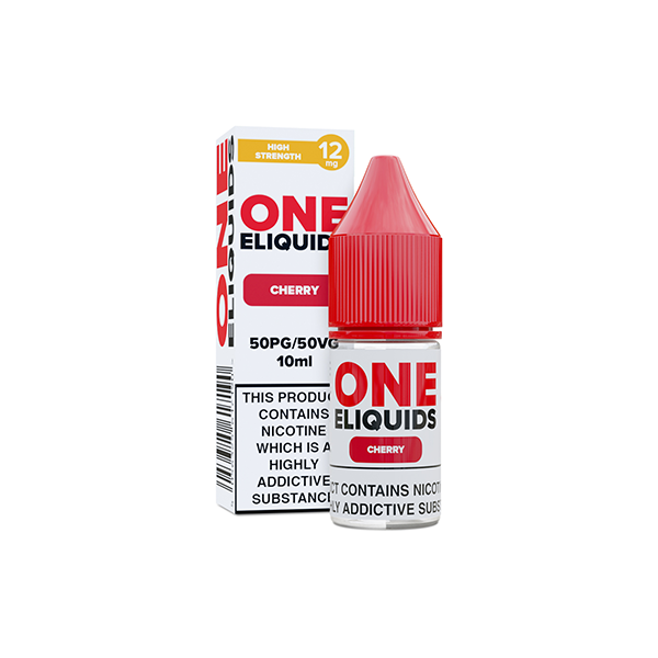 12mg One E-Liquids Flavoured Nicotine E-Liquid 10ml (50VG/50PG) - Flavour: Lemon