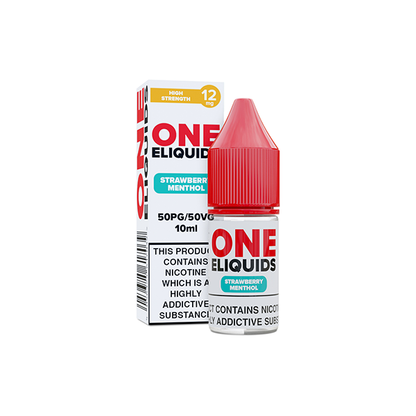 12mg One E-Liquids Flavoured Nic Shot 10ml (50VG/50PG) - Flavour: Grape