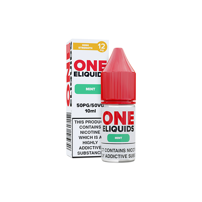 12mg One E-Liquids Flavoured Nicotine E-Liquid 10ml (50VG/50PG) - Flavour: Lemon