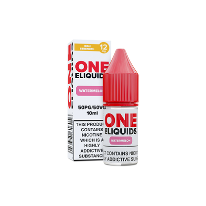 12mg One E-Liquids Flavoured Nicotine E-Liquid 10ml (50VG/50PG) - Flavour: Lemon
