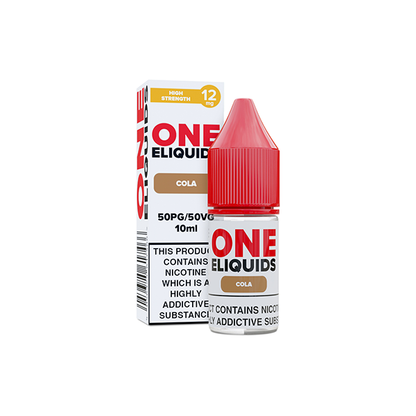 12mg One E-Liquids Flavoured Nicotine E-Liquid 10ml (50VG/50PG) - Flavour: Lemon