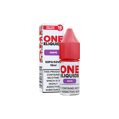 18mg One E-Liquids Flavoured Nic Shot 10ml (50VG/50PG) - Flavour: Mango