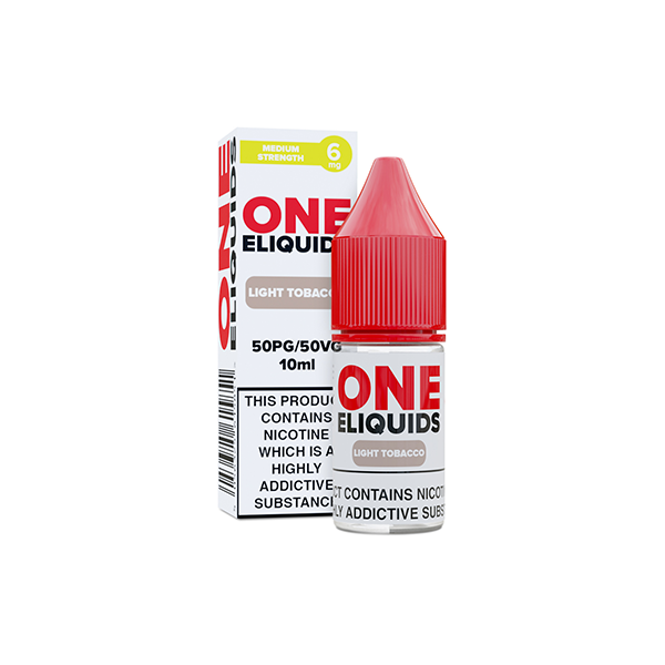 6mg One E-Liquids Flavoured Nicotine E-Liquid 10ml (50VG/50PG) - Flavour: Blackcurrant