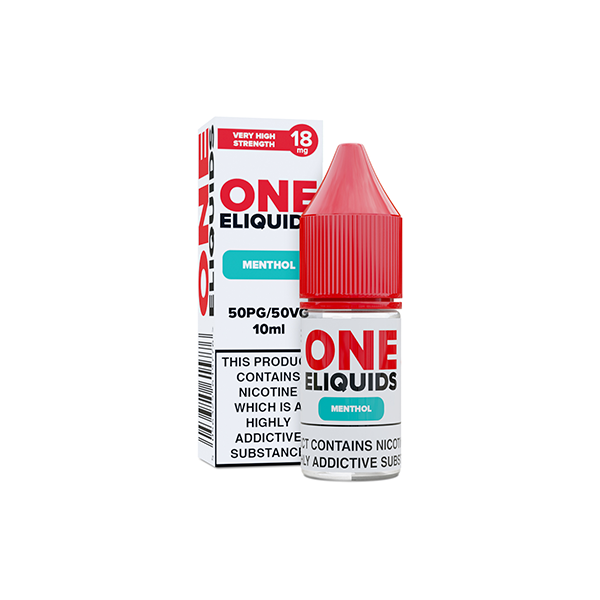 18mg One E-Liquids Flavoured Nic Shot 10ml (50VG/50PG) - Flavour: Mango
