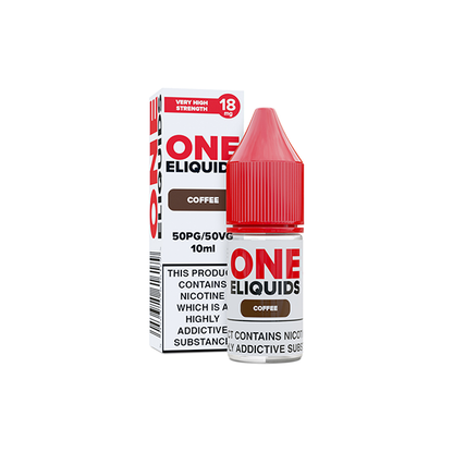 18mg One E-Liquids Flavoured Nic Shot 10ml (50VG/50PG) - Flavour: Mango