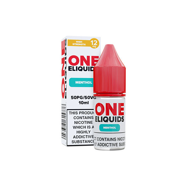 12mg One E-Liquids Flavoured Nicotine E-Liquid 10ml (50VG/50PG) - Flavour: Lemon