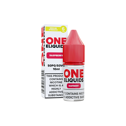 6mg One E-Liquids Flavoured Nicotine E-Liquid 10ml (50VG/50PG) - Flavour: Vanilla